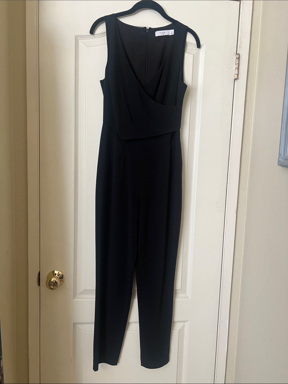 Ali & Jay Los Angeles Black Sleeveless V-Neck Jumpsuit